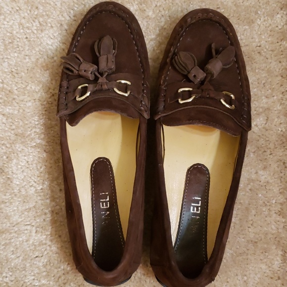 Vaneli Shoes - VANELI Suede brown loafers